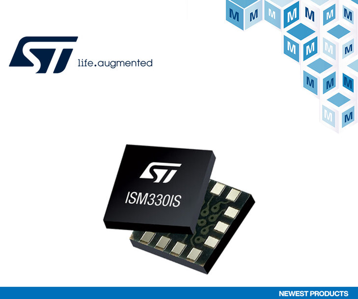 New at Mouser: STMicroelectronics introduces iNEMO Inertial Modules for Industrial and IoT Applications